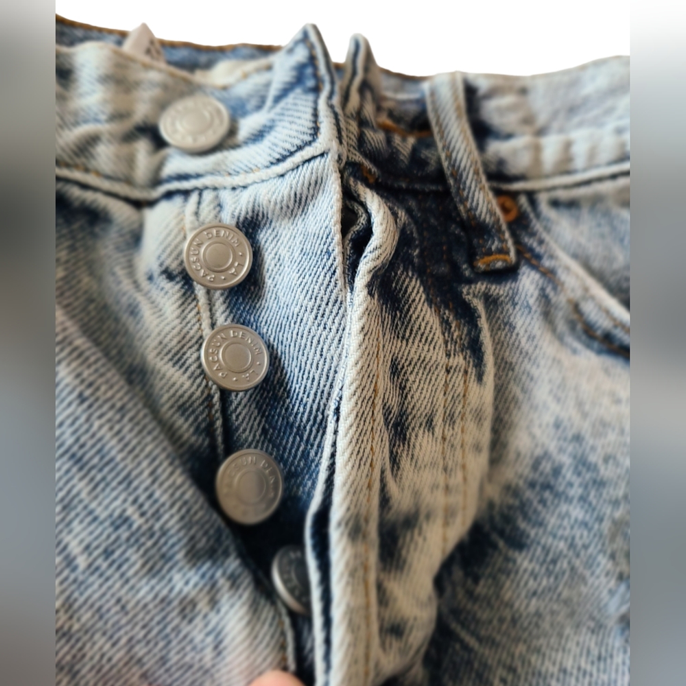 PACSUN |VINTAGE HIGH RISE DISTRESSED CUTOFF SHORTS | SIZE 22 - Picture 8 of 16